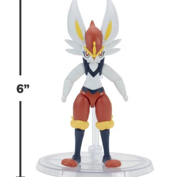 New Sealed Pokémon Select Series 9 Cinderace Exclusive Limited Ed Action Figure - Picture 2 of 9